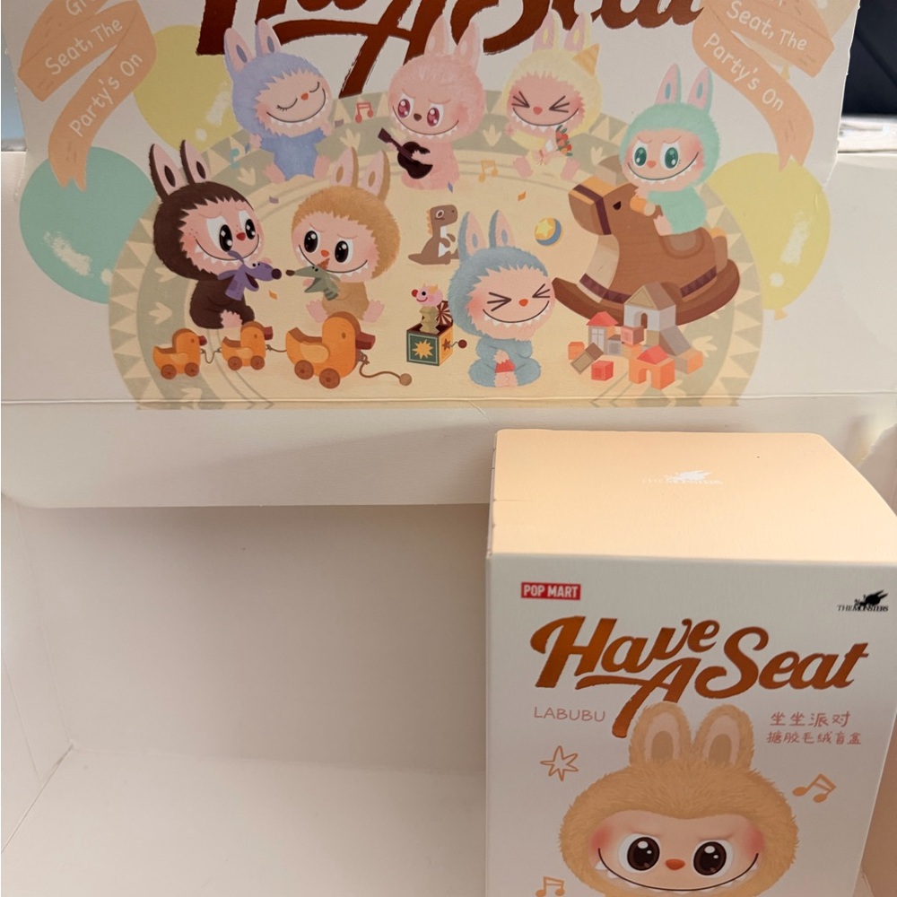Pop Mart Labubu Have A Seat Plush Toy - QU QU NEW UNOPENED